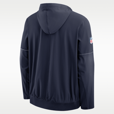 Dallas Cowboys Sideline Anorak Men's Nike NFL 1/2-Zip Hooded